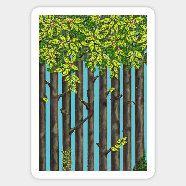 Tree Sticker by RebecaZum